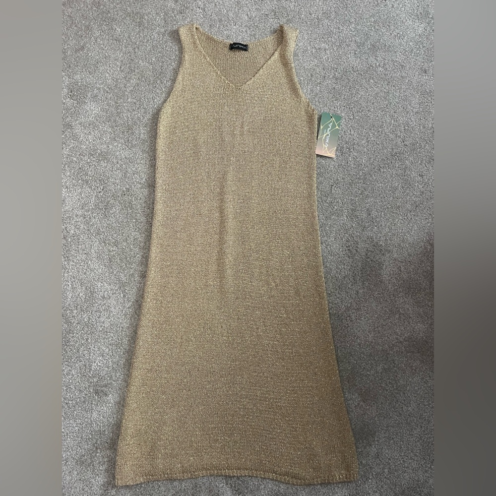 Unik Metallic Knit Dress